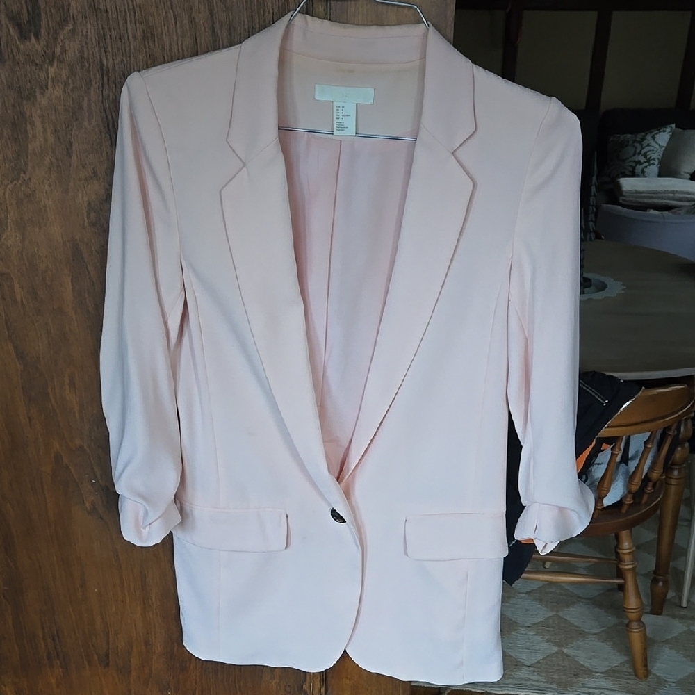 Women's Blush Pink Blazer